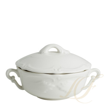Чаша бульонная с блюдцем и крышкой 0,19л, 2шт. коллекции Rocaille бренда Gien