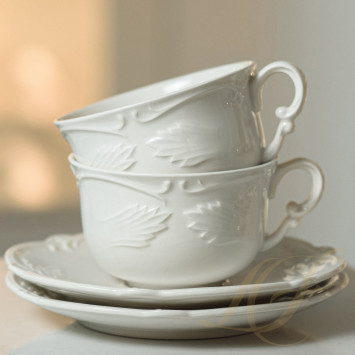 Чашка эспрессо с блюдцем 0,1л, 2шт. коллекции Rocaille бренда Gien