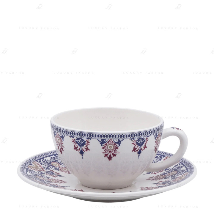 Чашка для завтрака с блюдцем 0,26л, 2шт. коллекции Rouen Or бренда Gien