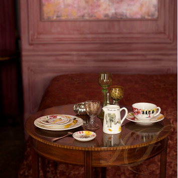 Чашка для завтрака с блюдцем 0,26л, 2шт. коллекции Route Des Indes бренда Gien