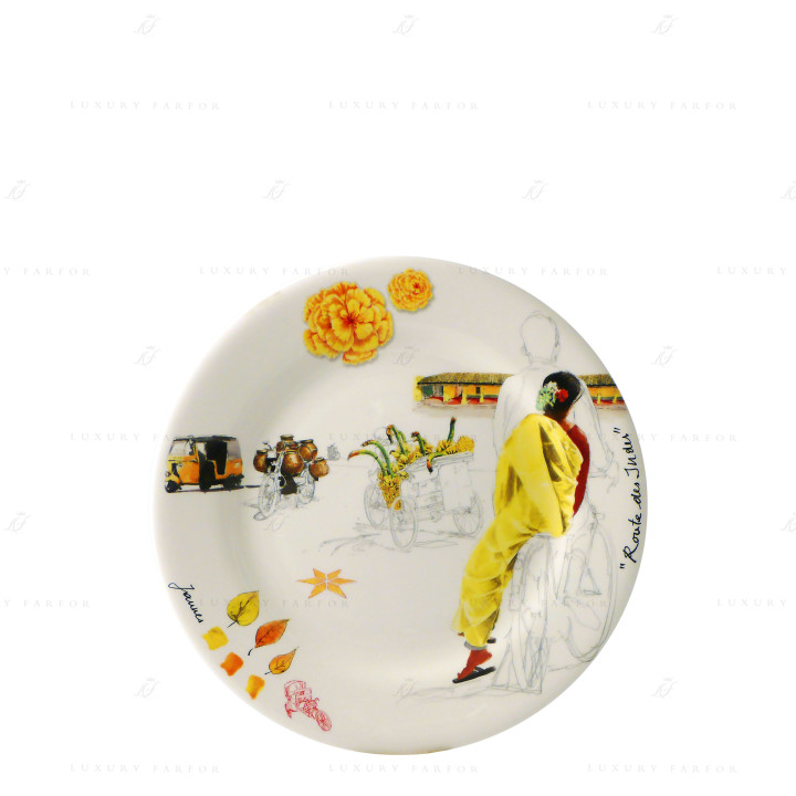 Тарелка закусочная 22см коллекции Route Des Indes бренда Gien