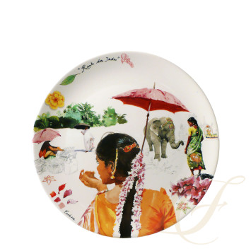 Блюдо для пирога круглое 30см коллекции Route Des Indes бренда Gien