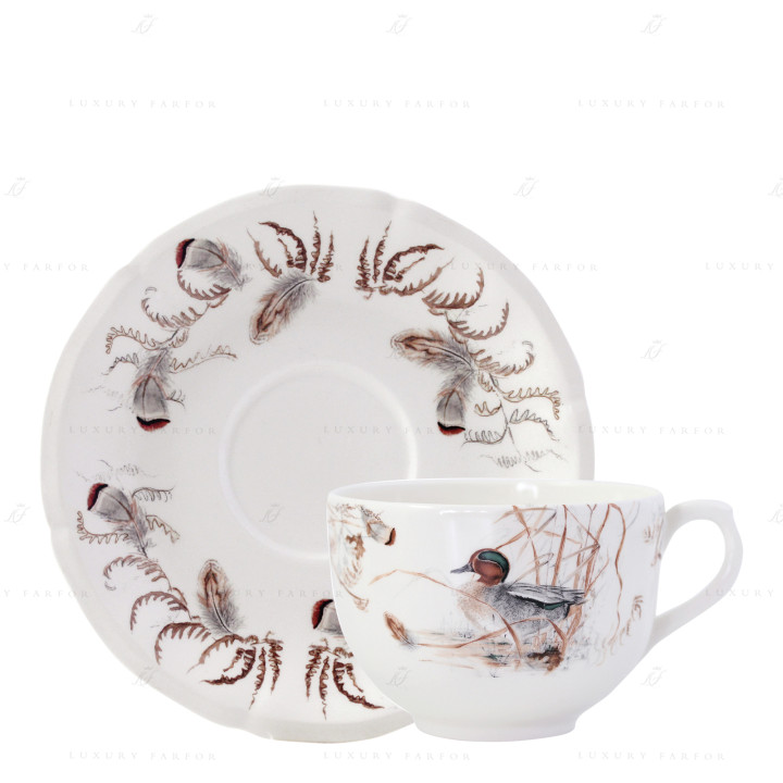 Чашка с блюдцем 0,5л коллекции Sologne бренда Gien