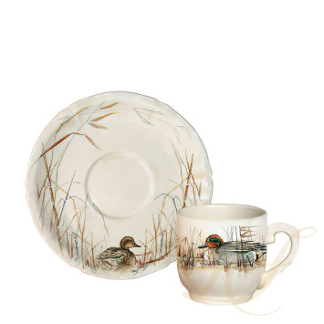 Чашка эспрессо с блюдцем 0,085л, 2шт. коллекции Sologne бренда Gien