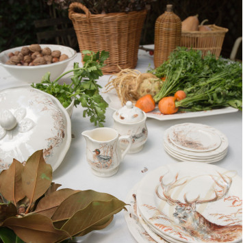 Тарелка закусочная 23,2см коллекции Sologne бренда Gien