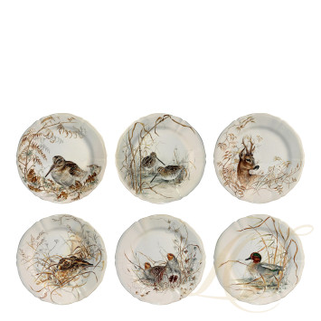 Тарелка закусочная 23,2см, 6шт. коллекции Sologne бренда Gien