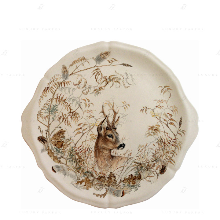 Блюдо для пирога круглое 34см коллекции Sologne бренда Gien