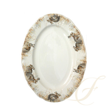Блюдо овальное 39см коллекции Sologne бренда Gien