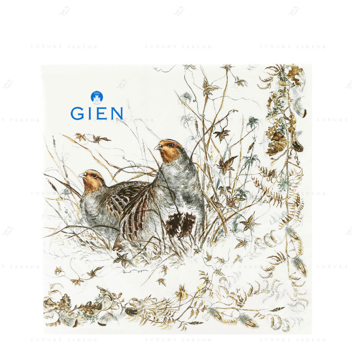 Салфетки 33х33см, 20шт., 12 упаковок коллекции Sologne бренда Gien