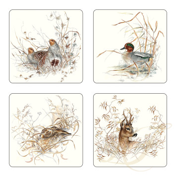 Подставка для стакана 10см, 4шт. коллекции Sologne бренда Gien