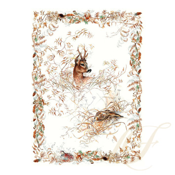 Полотенце кухонное 50х70см, 2шт. коллекции Sologne бренда Gien