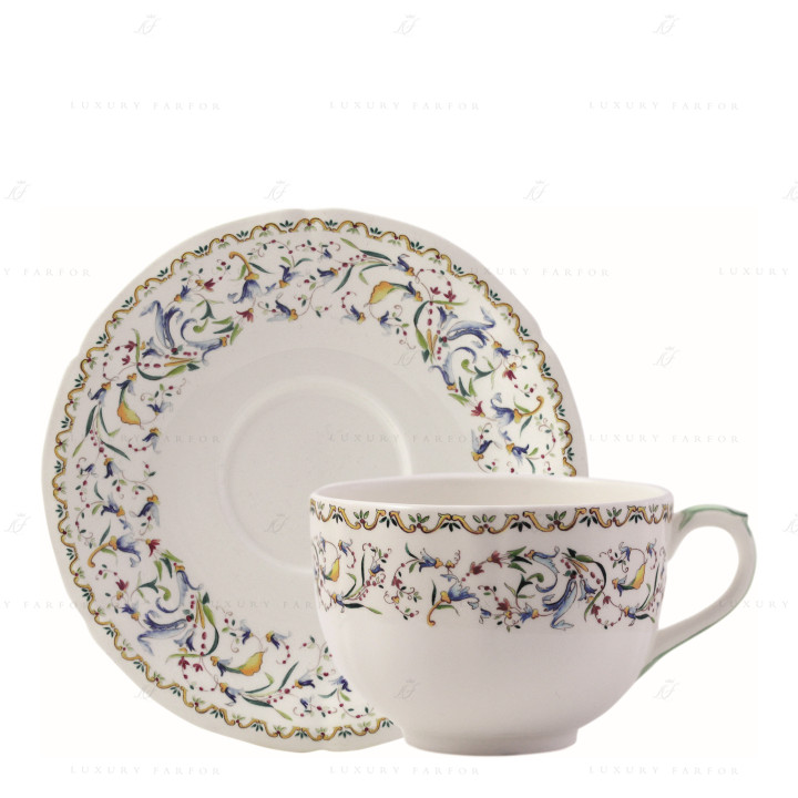 Чашка с блюдцем 0,5л коллекции Toscana бренда Gien