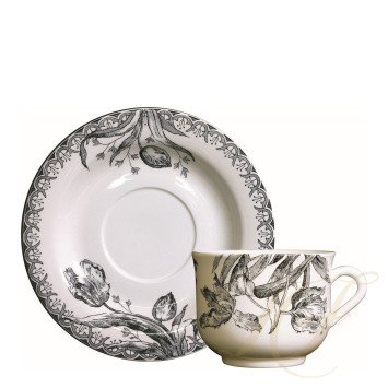 Чашка для завтрака с блюдцем 0,43л, 2шт. коллекции Tulipes бренда Gien