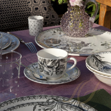 Чашка чайная с блюдцем 0,22л, 2шт. коллекции Tulipes бренда Gien