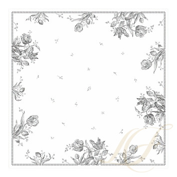 Скатерть 170х170см коллекции Tulipes бренда Gien