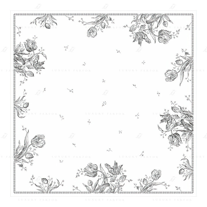 Скатерть 170х170см коллекции Tulipes бренда Gien