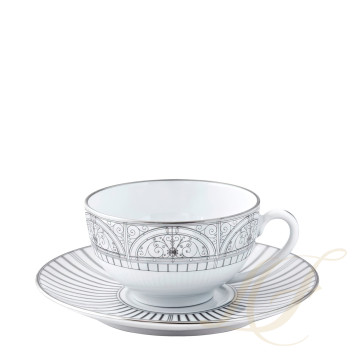 Чашка чайная с блюдцем 0,12л коллекции Belle Epoque бренда Haviland