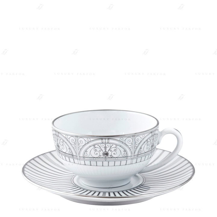 Чашка чайная с блюдцем 0,12л коллекции Belle Epoque бренда Haviland