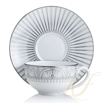 Чашка чайная с блюдцем 0,12л коллекции Belle Epoque бренда Haviland