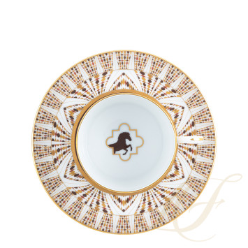 Чашка чайная с блюдцем 0,14л коллекции Cavalier Royal бренда Haviland