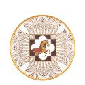 Тарелка тортовая 32см коллекции Cavalier Royal бренда Haviland