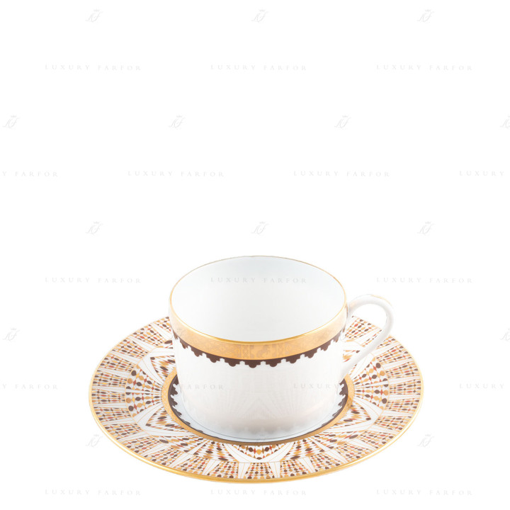 Чашка чайная с блюдцем 0,15л коллекции Cavalier Royal бренда Haviland