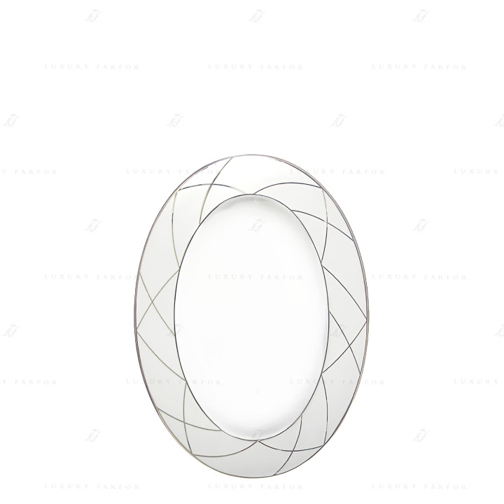 Блюдо для гарнира 23х16,5см коллекции Clair De Lune Arcades бренда Haviland