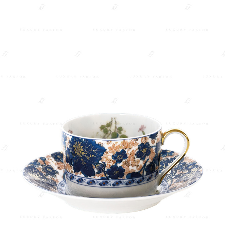 Чашка чайная с блюдцем 0,15л коллекции Dammouse бренда Haviland