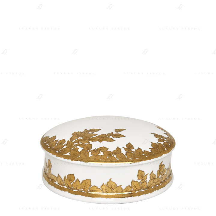 Шкатулка 22см коллекции Feuille D'or бренда Haviland
