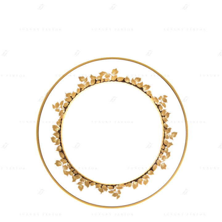Тарелка главная 26см коллекции Feuille D'or бренда Haviland