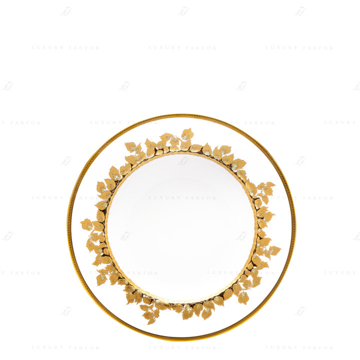 Тарелка суповая 23,5см коллекции Feuille D'or бренда Haviland