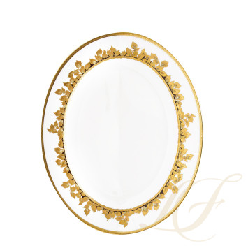 Блюдо овальное 40см коллекции Feuille D'or бренда Haviland