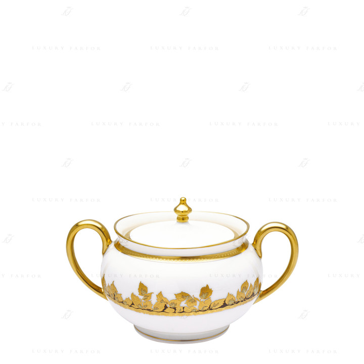 Сахарница 0,28л коллекции Feuille D'or бренда Haviland