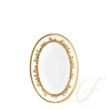 Блюдо для гарнира 23х16,5см коллекции Feuille D'or бренда Haviland