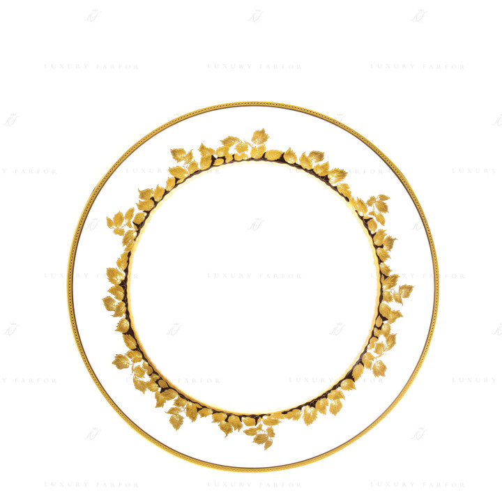 Тарелка сервировочная 31см коллекции Feuille D'or бренда Haviland