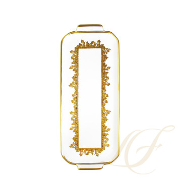 Блюдо для пирога 39х15,5см коллекции Feuille D'or бренда Haviland