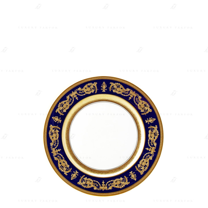Тарелка закусочная 19см коллекции Imperator Bleu de Four бренда Haviland