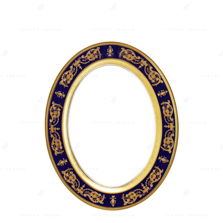 Блюдо овальное 34,5см коллекции Imperator Bleu de Four бренда Haviland