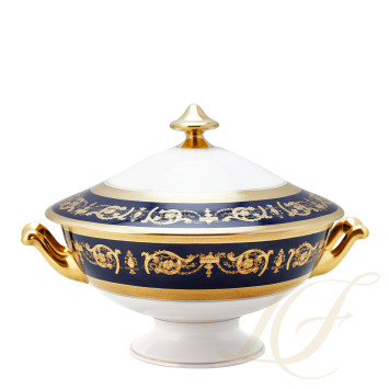 Супница 2л коллекции Imperator Bleu de Four бренда Haviland
