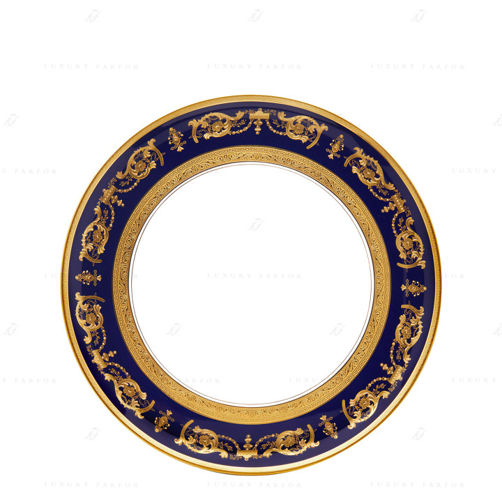 Тарелка тортовая 31,5см коллекции Imperator Bleu de Four бренда Haviland