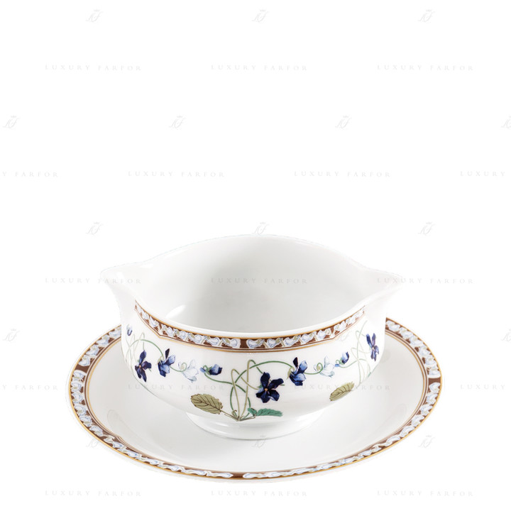 Соусник с подставкой 0,3л коллекции Imperatrice Eugenie бренда Haviland