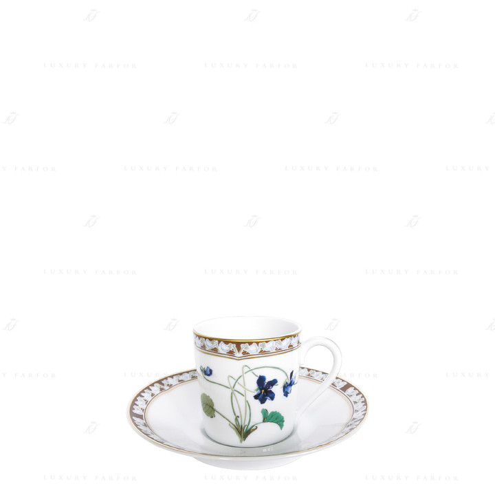 Чашка эспрессо с блюдцем 0,055л коллекции Imperatrice Eugenie бренда Haviland