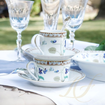 Чашка эспрессо с блюдцем 0,055л коллекции Imperatrice Eugenie бренда Haviland
