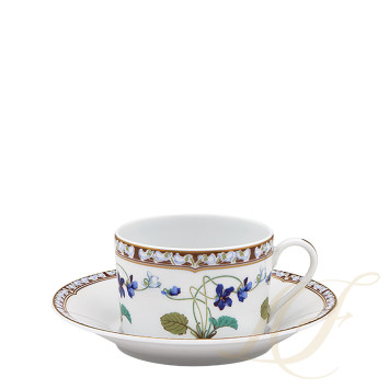Чашка чайная с блюдцем 0,14л коллекции Imperatrice Eugenie бренда Haviland