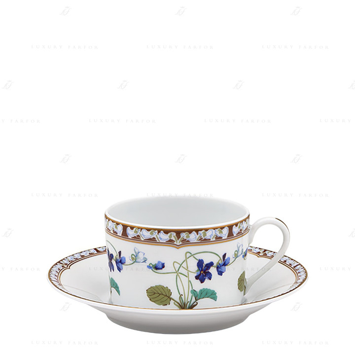 Чашка чайная с блюдцем 0,14л коллекции Imperatrice Eugenie бренда Haviland