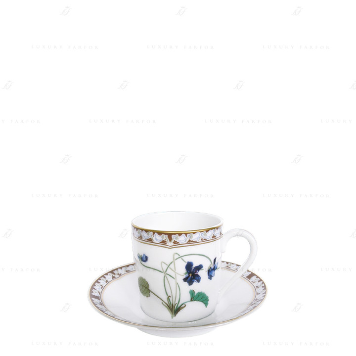 Чашка кофейная с блюдцем 0,08л коллекции Imperatrice Eugenie бренда Haviland
