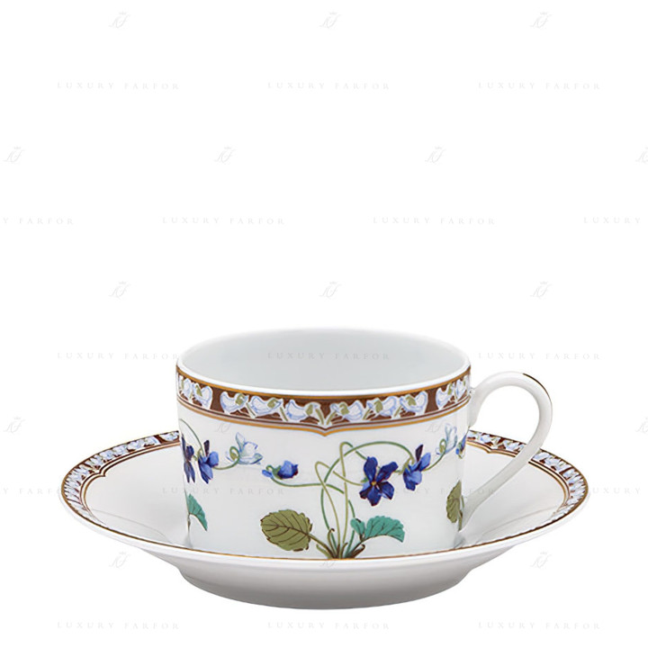 Чашка чайная с блюдцем 0,15л коллекции Imperatrice Eugenie бренда Haviland