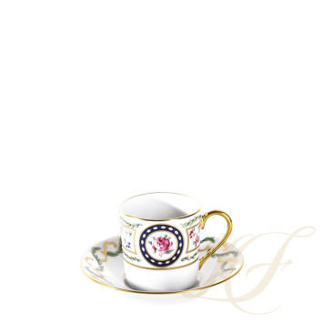 Чашка кофейная с блюдцем 0,075л коллекции Louveciennes бренда Haviland