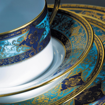 Тарелка закусочная 19см коллекции Matignon Bleu de Four бренда Haviland