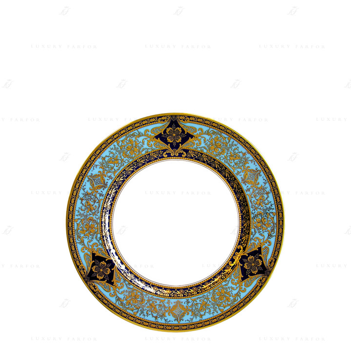 Тарелка закусочная 22см коллекции Matignon Bleu de Four бренда Haviland